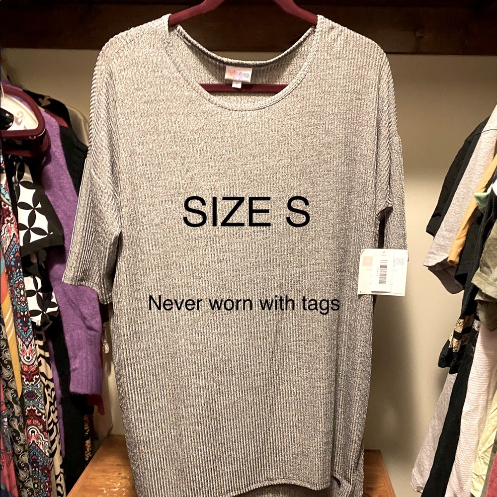 Silver Ribbed LulaRoe Irma